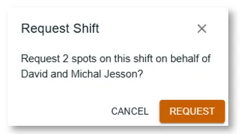 Request Shift
